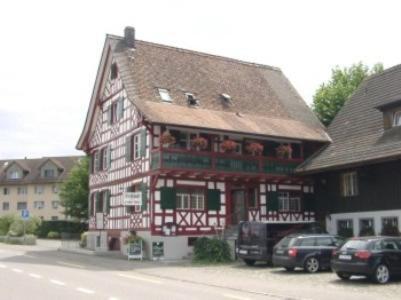 Hotel Restaurant Pizzeria Rotes Haus Münsterlingen Exterior foto